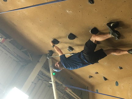 Brent wall climbing